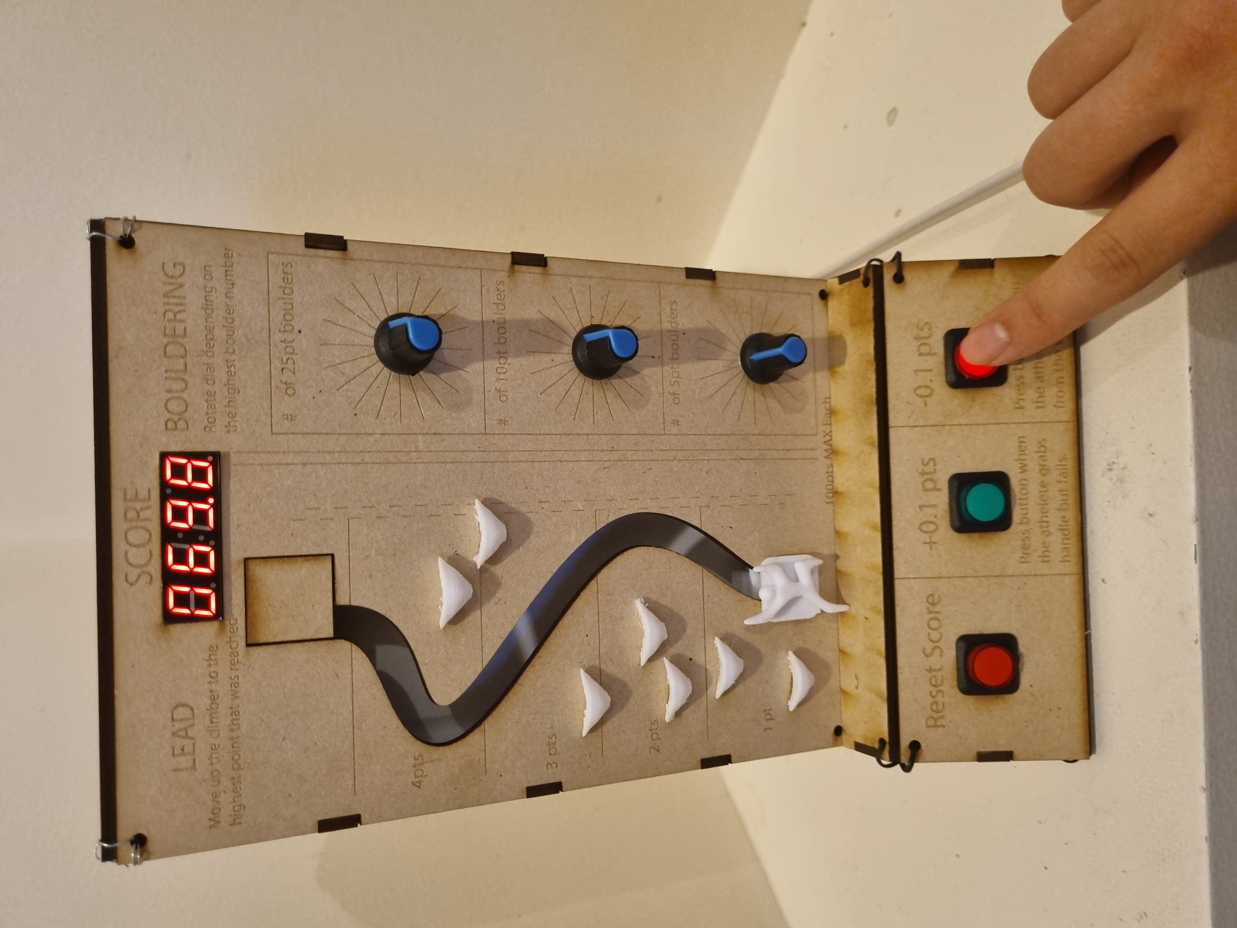 Photo of the B.A.L.S final prototype that involves full functionality with all the electronics working as intended.